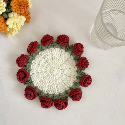 DIY Handmade Rose Bouquet Coaster  Material Package