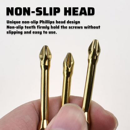 Anti-Slip Cross Magnetic Bit