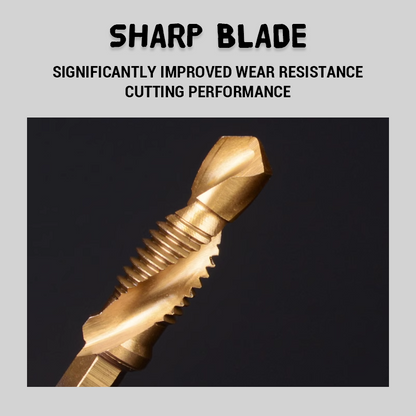 Tapping And Chamfering Integrated Hexagonal Shank Drill