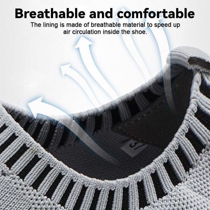 Breathable Mesh Work Slip-on Sneakers