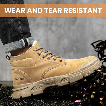 Men's High Top Fleece Shoes