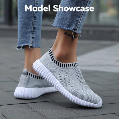 Breathable Mesh Work Slip-on Sneakers