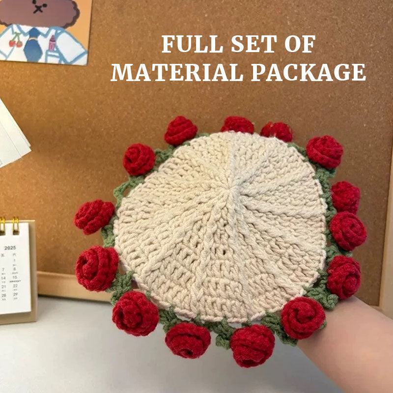 DIY Handmade Rose Bouquet Coaster  Material Package