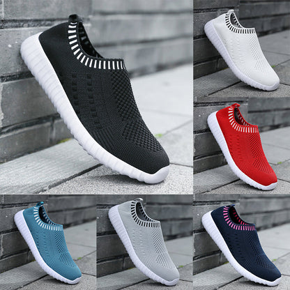 Breathable Mesh Work Slip-on Sneakers